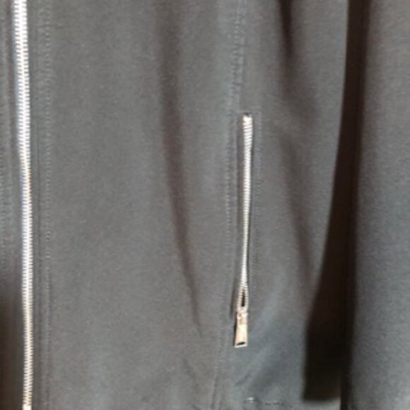 NWOT Andrew Marc Hooded Water Resistant Black Jacket Zip Pockets XXL - Picture 4 of 7
